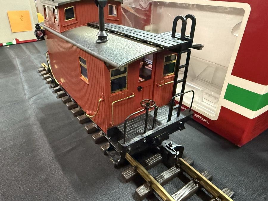 LGB 47655 Undecorated Short Caboose G Scale Metal Wheels Knuckles NIB Rare