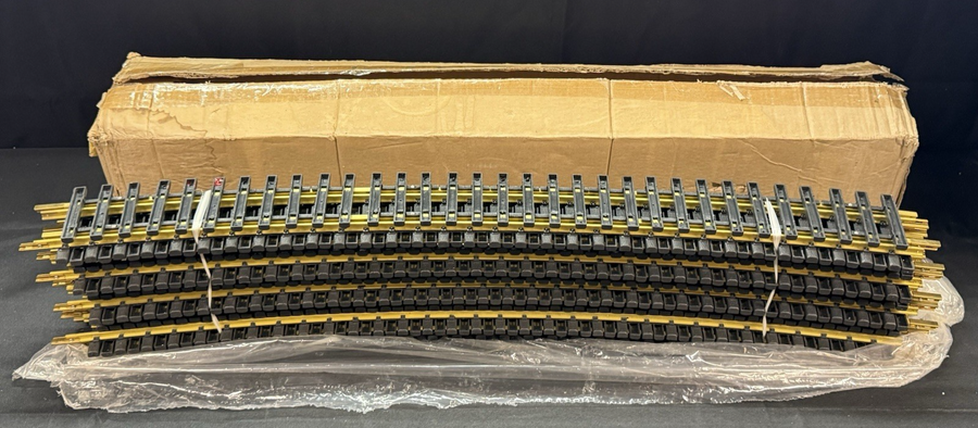 Aristo-Craft ART-11804 15' Dia. Brass Curved Track American 16 pcs G Scale NEW
