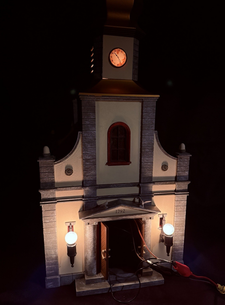 Pola LGB 990 Church Building G Scale Customized Preowned Excellent Lighted