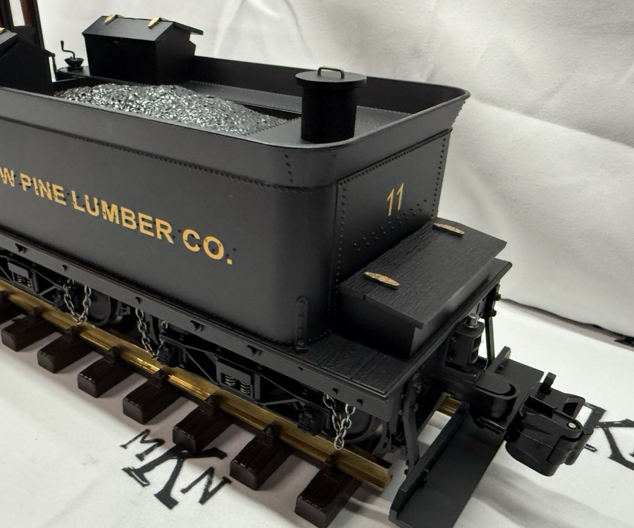 Bachmann 81496 G Scale Yellow Pine Lumber 2-6-0 Mogul Steam Locomotive