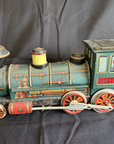 Vintage Tin Trade Mark Modern Toys Western Train Engine Locomotive Japan 1966