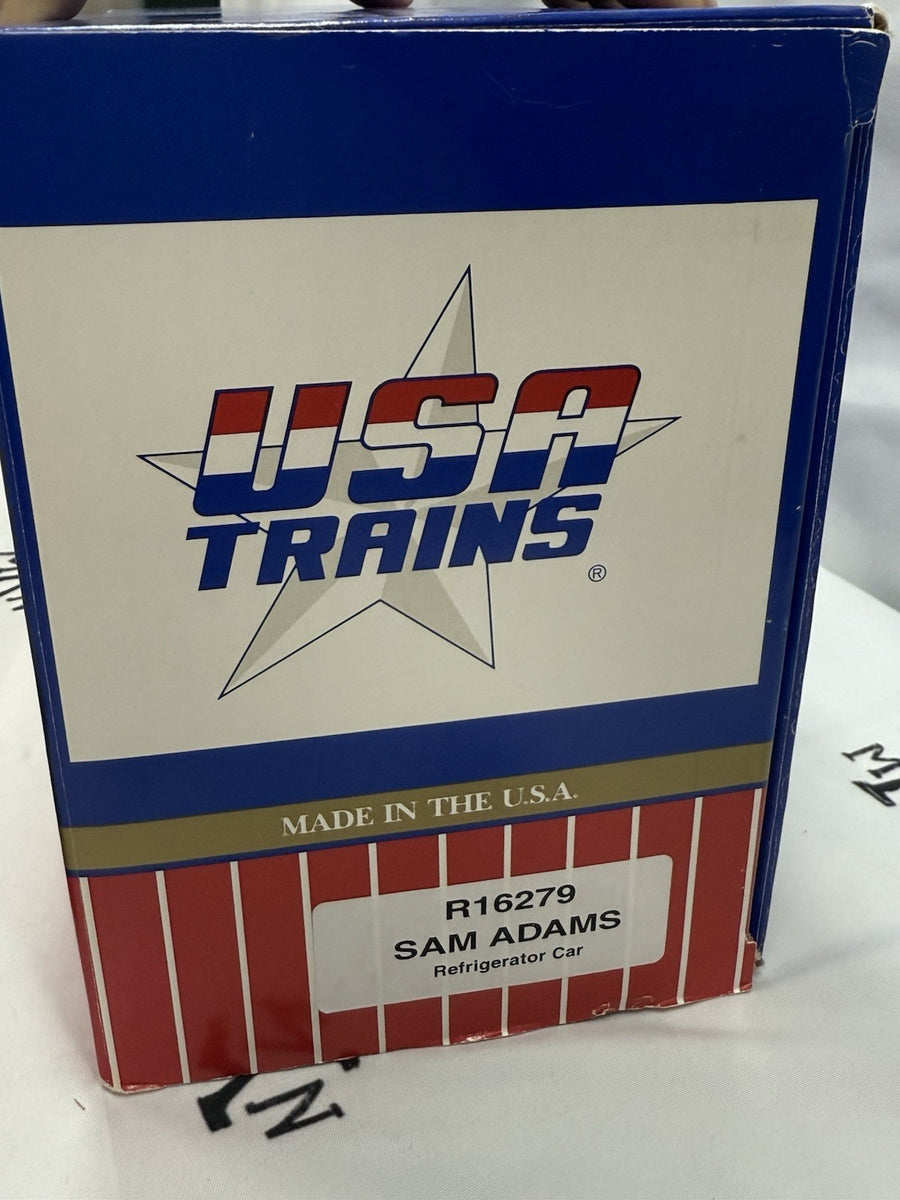USA Trains R-16279 Sam Adams "October Fest" Beer Reefer Car G Scale