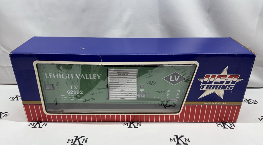 USA Trains R-19060A Lehigh Valley Steel Boxcar #62992 G Scale