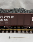 LGB 44763 PRR Pennsylvania Railroad Tuscan Red Hoppers G Scale
