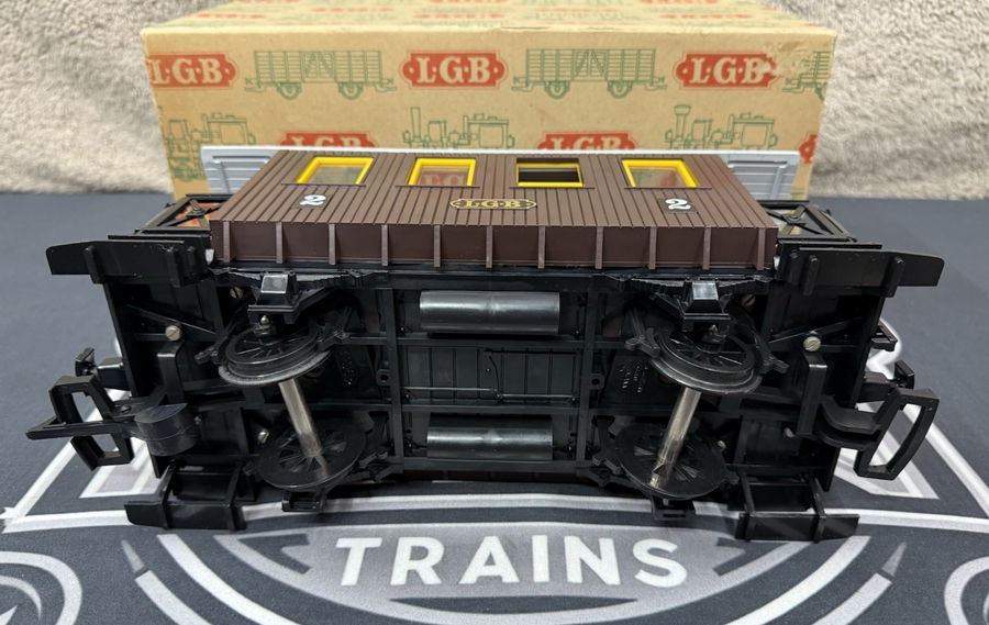 LGB  4065 #2 Brown Passenger Coach Car G Scale EX/Box