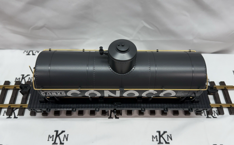 LGB 4080 Conoco Tank Car Metal Wheels Metal Wheels LGB Knuckles G Scale