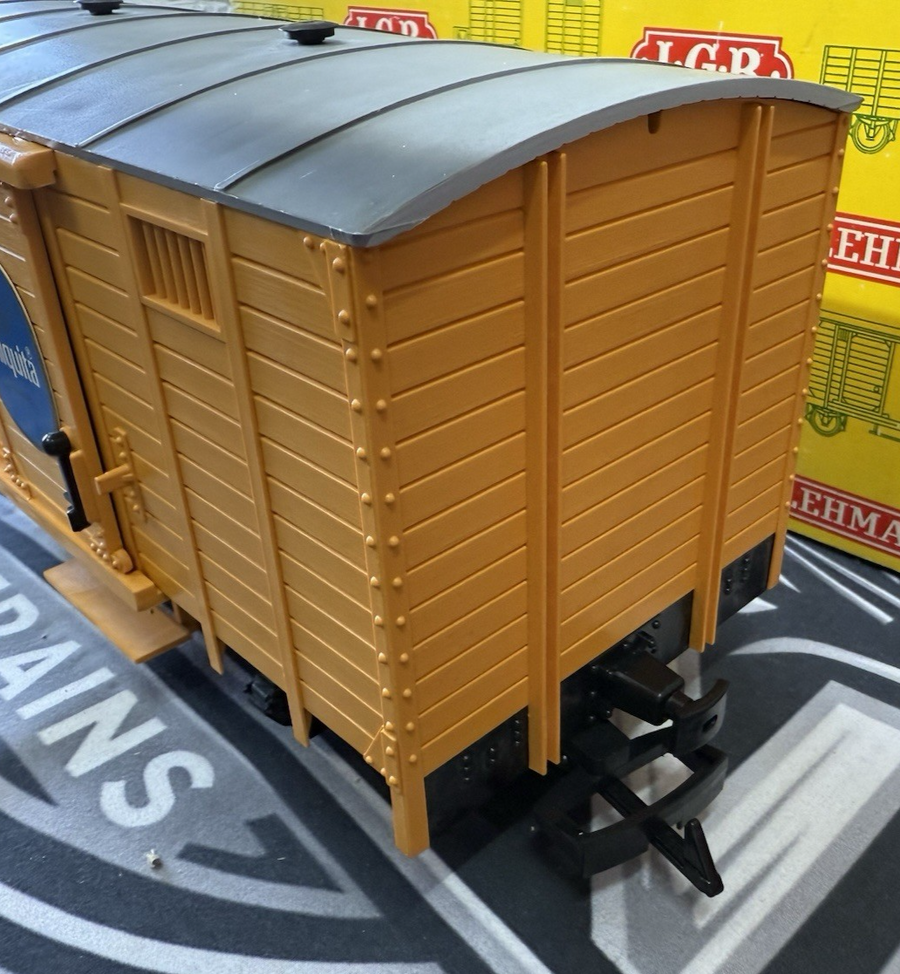 LGB 4033 G Scale Chiquita Boxcar Box Old Stock Ex Early Years yellow