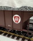 LGB 44763 PRR Pennsylvania Railroad Tuscan Red Hoppers G Scale