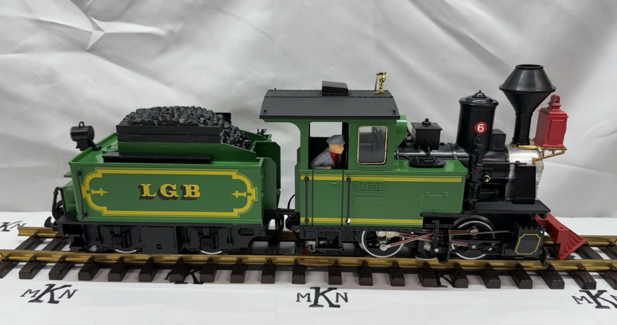 LGB 2017D Green Classic Steam Locomotive and Powered Tender G Scale