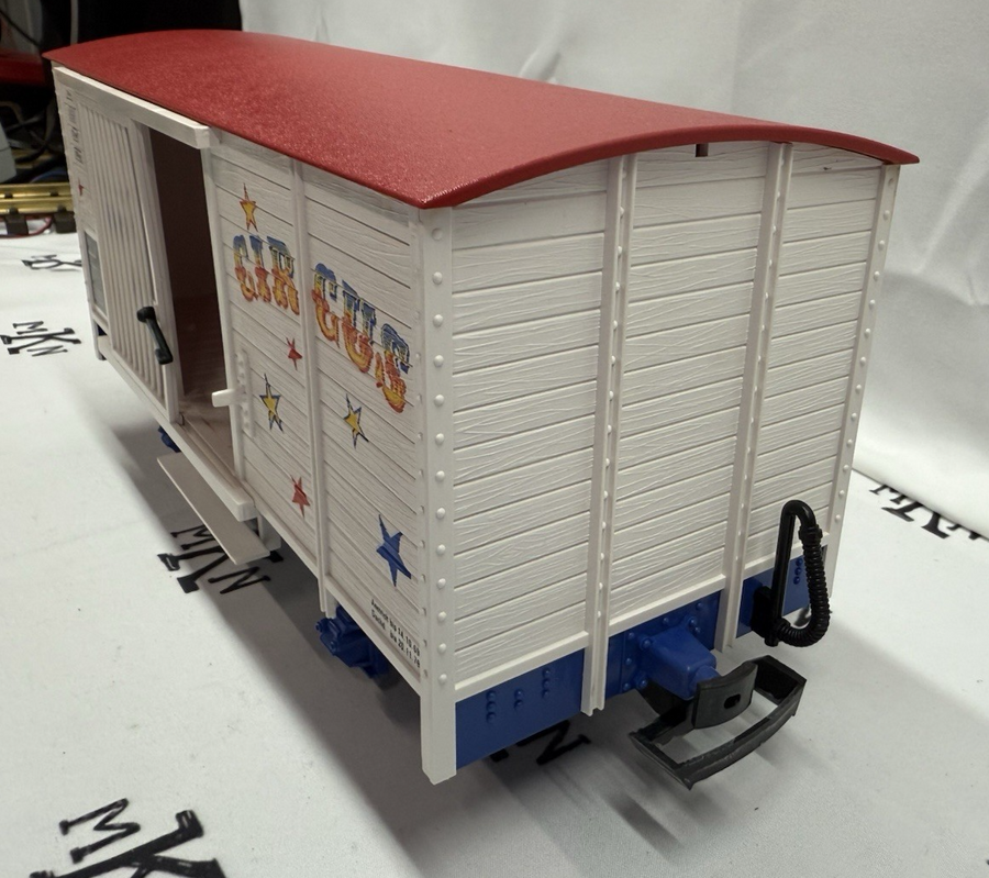 LGB 4036 Circus Cage Animal Car G Scale with Circus Animal Ramp/Rails LN/Box