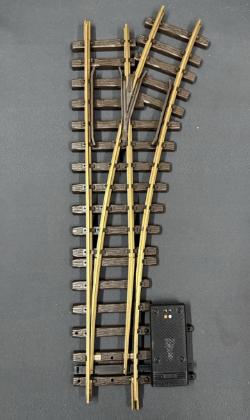 LGB 1605 G Scale Train Track 22.5 R3 Right Hand Electric Switch Turnout LN