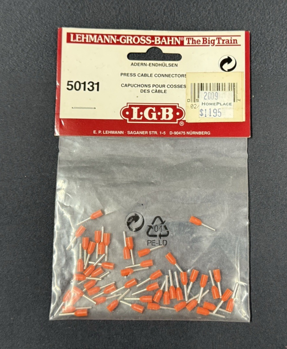 LGB 50131 Orange Wire End Protectors (50x) G-Gauge NOS Sealed G Scale ...