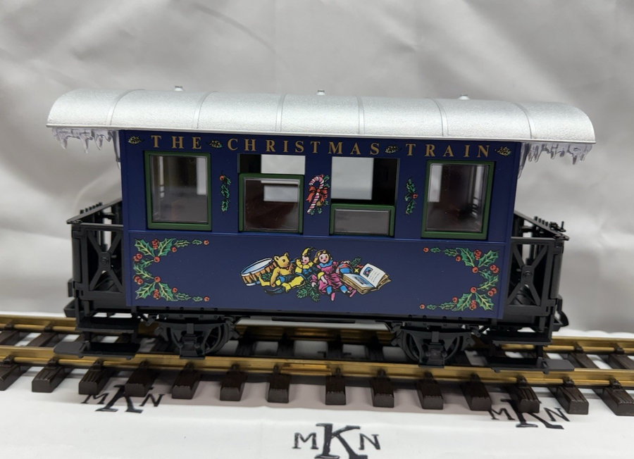 LGB 35073 Blue Christmas Coach, Collection Item G Scale