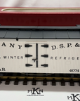 LGB 4074-B02 Tiffany DSP&PRR Reefer Car LN/Box G Scale