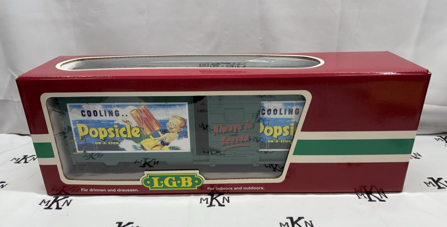 LGB 48913 Popsicle "Always In Season" Box Car Brand New with Sleeve G Scale