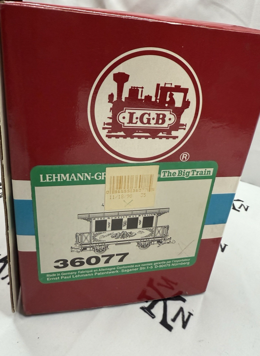 LGB 36077 CHRISTMAS 1997 PASSENGER CAR Coach G Scale