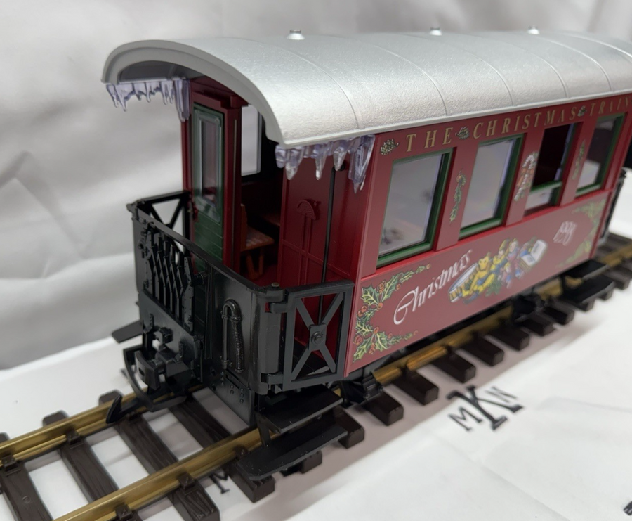 LGB 1998 LEHMANN The Big Train 36078 Christmas Passenger Car G Scale