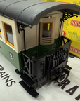 LGB 3008  Passenger Coach Green White 2nd Class Vintage Unmarked G Scale NOS New