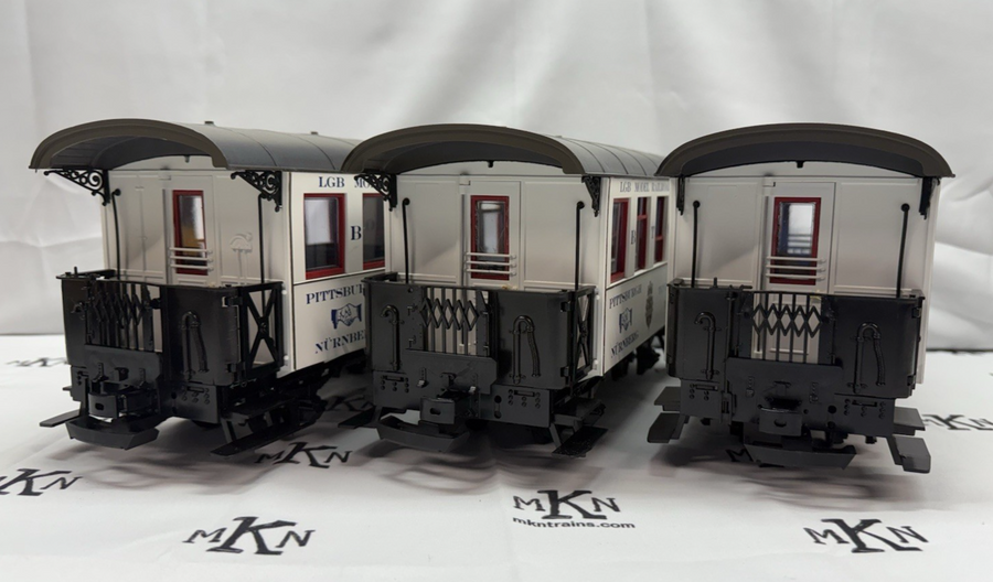 LGB Pittsburgh 1988 NURNBERG 10th Year Limited Edition Set White G Scale RARE