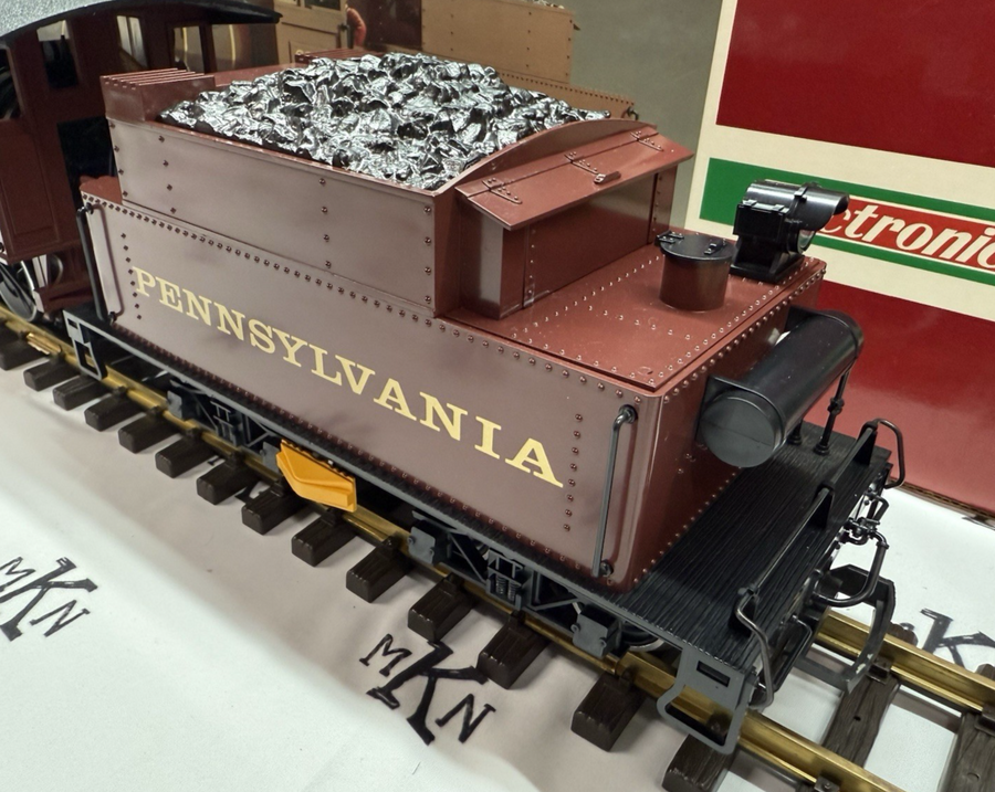 LGB 2219S G Pennsylvania 2-6-0 Mogul Steam Locomotive & Sound Tender LN G Scale