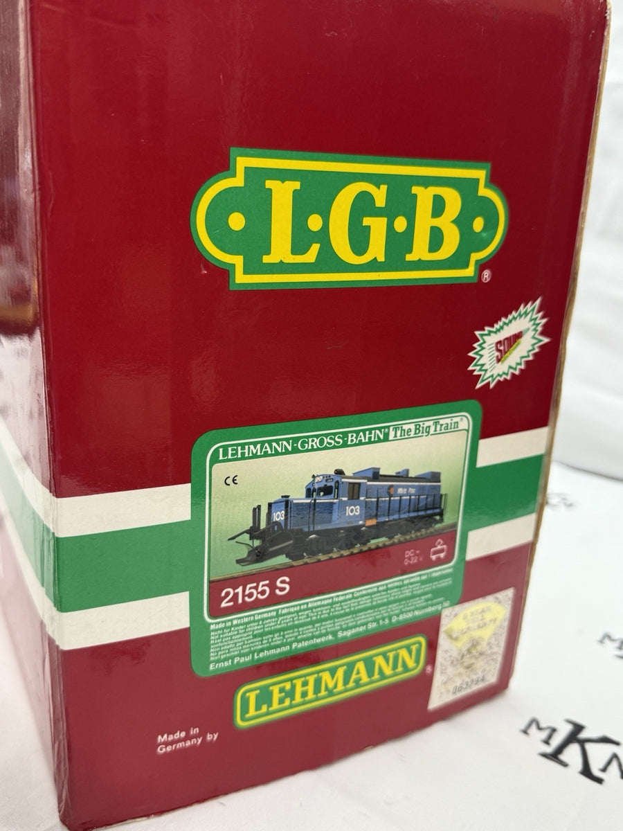 LGB 2155S G White Pass Diesel Locomotive w/Sound #103/Box