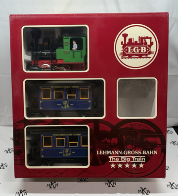 LGB 20532 Bundesgartenschau Express, Berlin G Starter Set Train & People Only
