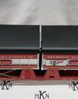 Aristo Craft REA-46502 ATSF Santa Fe Two Trailer Piggyback Flatcar G Scale VG