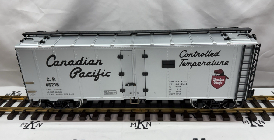 Aristo Craft Art 46216 Canadian Pacific Reefer Metal Wheels LN/Box