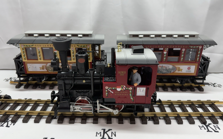 LGB 72950 Nürnberg 950th Anniversary Starter Set, w/Sound/Smoke Metal Wheels G