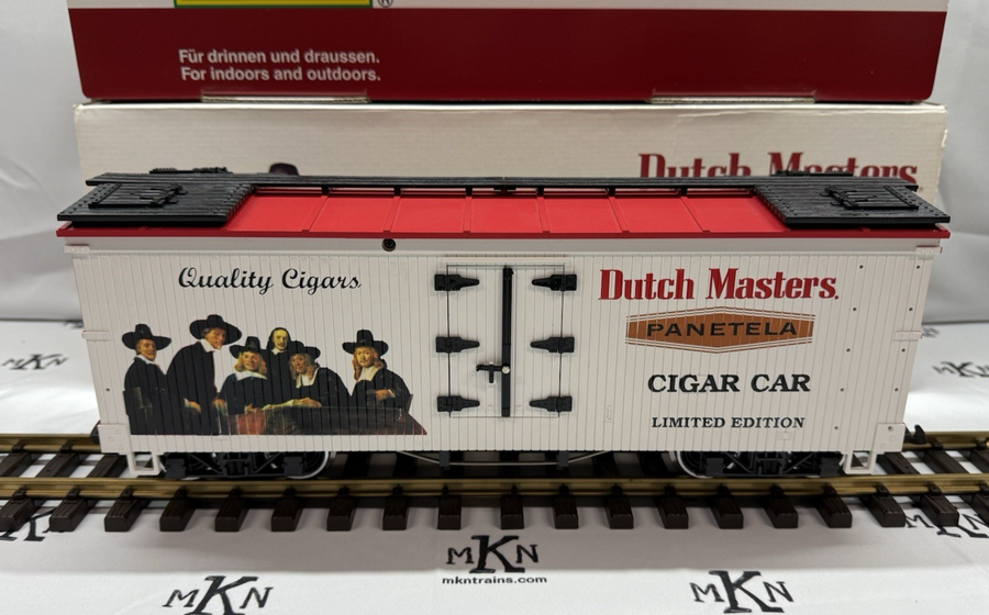 LGB 43745 DUTCH MASTERS CIGAR REEFER CAR LIMITED ED NEW IN BOX G SCALE