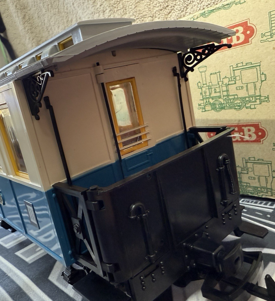LGB Lehmann #3012 3rd #3 Class Passenger Coach Car G Scale Early Years EX