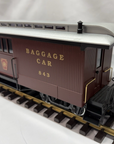 LGB 32843 PENNSYLVANIA TRUSS ROD BAGGAGE PASSENGER CAR G SCALE metal wheels