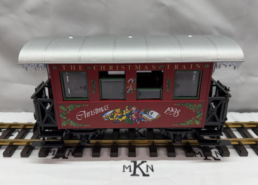 LGB 1998 LEHMANN The Big Train 36078 Christmas Passenger Car G Scale