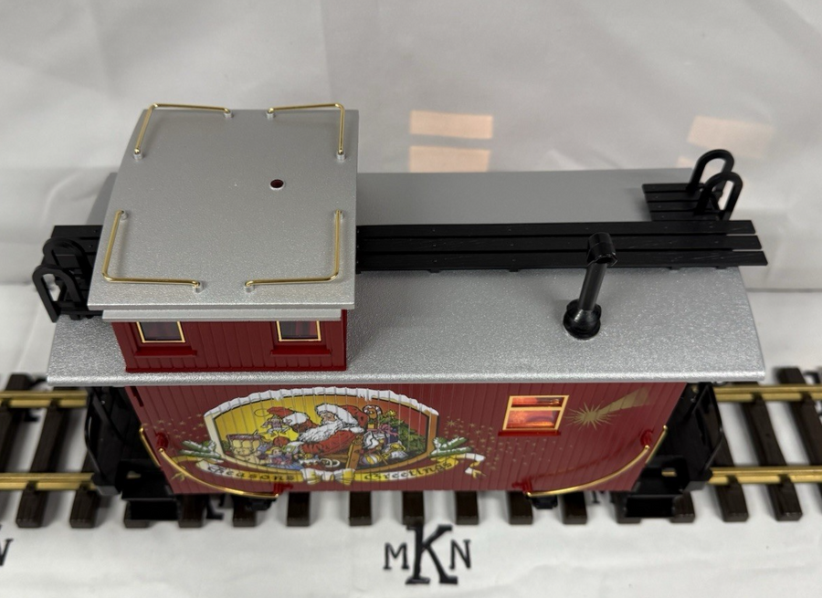 LGB 72550 Christmas Steam Engine Train Set G Scale Complete Lighted MINT