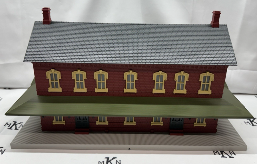 MTH Rail King O Scale 30-90094 Dark Red Stone Passenger Station