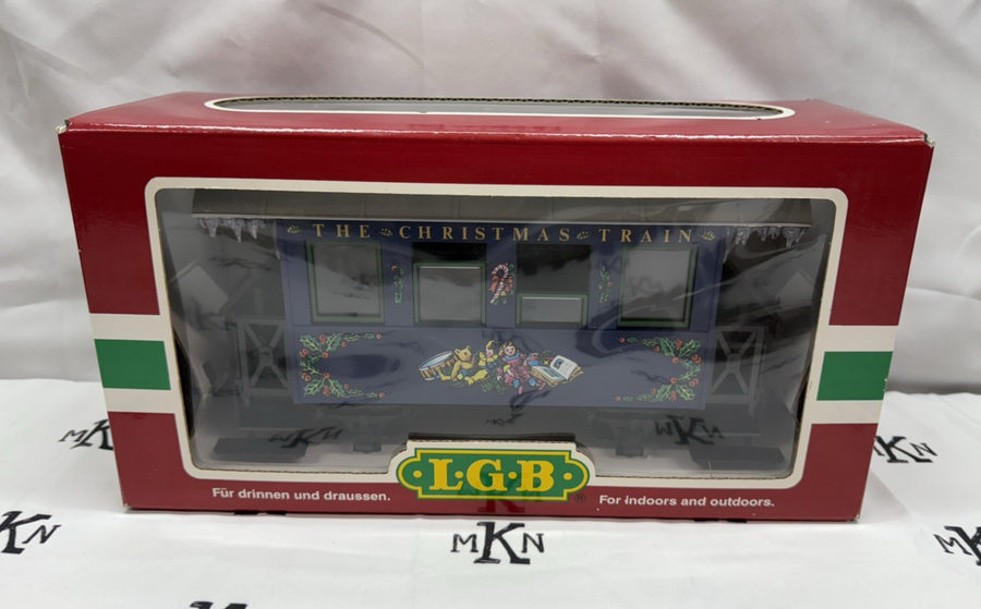 LGB 35073 Blue Christmas Coach, Collection Item G Scale