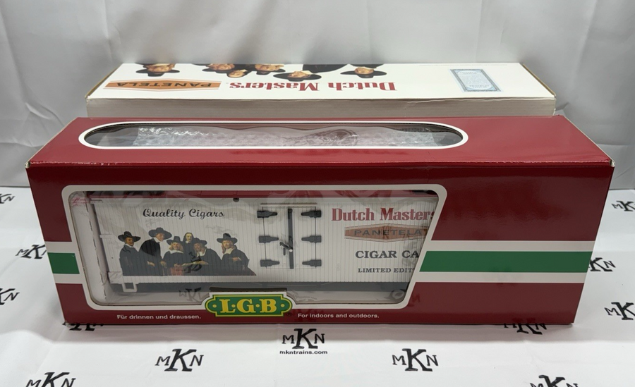 LGB 43745 DUTCH MASTERS CIGAR REEFER CAR LIMITED ED NEW IN BOX G SCALE