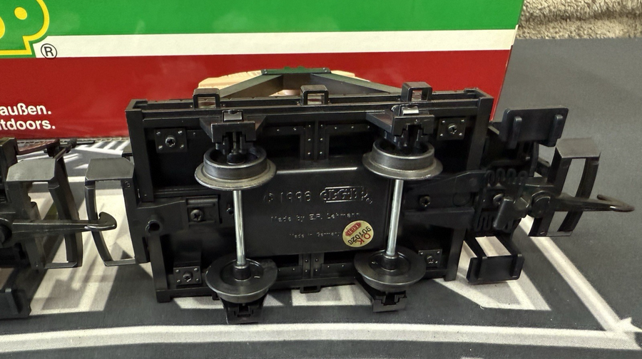 LGB JD 43170 FRR Field Railroad Cable Reel Car w Brakeman's Platform G Scale