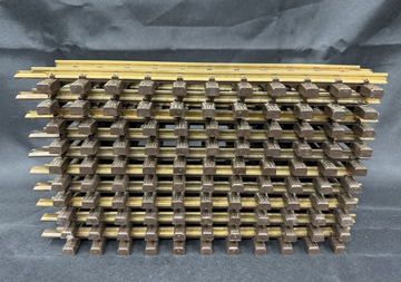 LGB 10000 (1000) x 10 300mm Brass Straight Track G Scale EX/USED