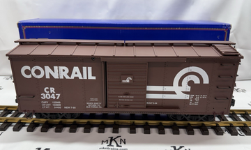 USA Trains R19047A Conrail Brown Box Car G Scale #3047 LN/box
