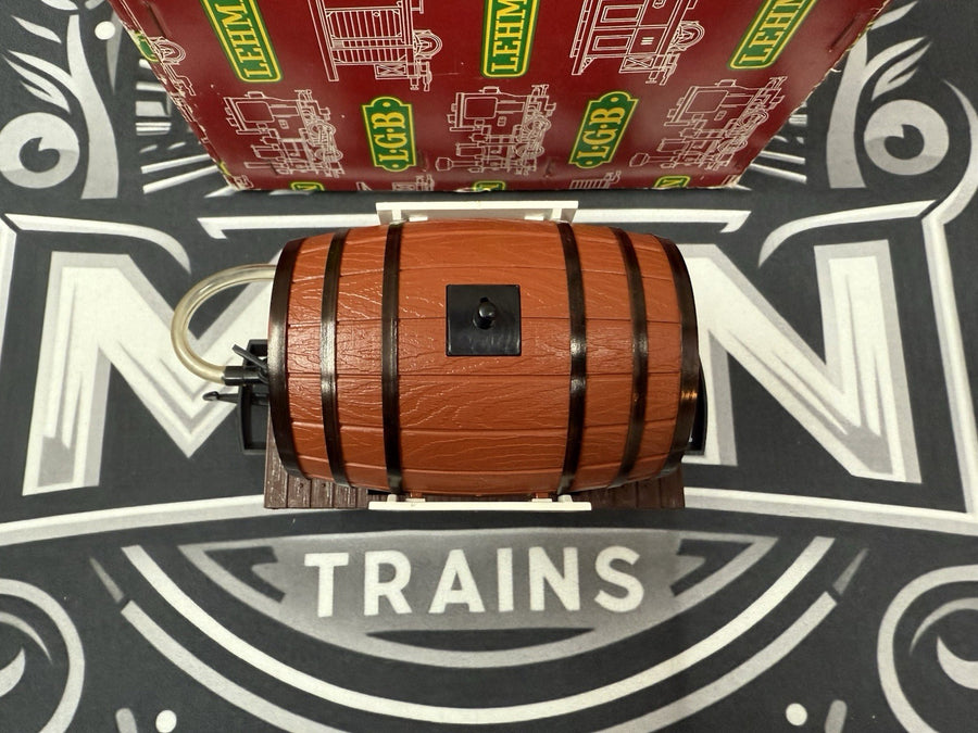 LGB 4047 G-Scale Wine Beer Barrel in Original Box NEW old stock G Scale Flat Car