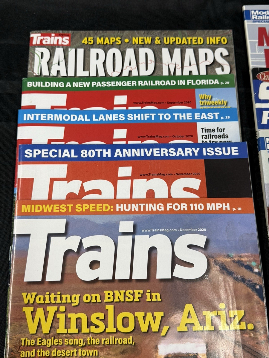 TRAIN MAGAZINE RAILROADS Magazines LOT Trains Locomotives 1992-2005