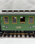 LGB 3010 Passenger Coach 2nd class Green G Scale