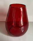 Vintage Dietz Vulcan Red Tall Globe Extended Base #39 For Railroad Lantern