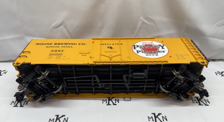 Aristo Craft Art 45211 PENNSY PILSNER Plug Door Box Car METAL WHEELS LN/BOX