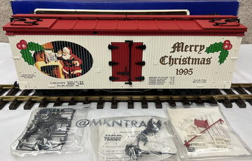 USA Trains Christmas 1995 Merry Christmas Reefer Car New G Scale