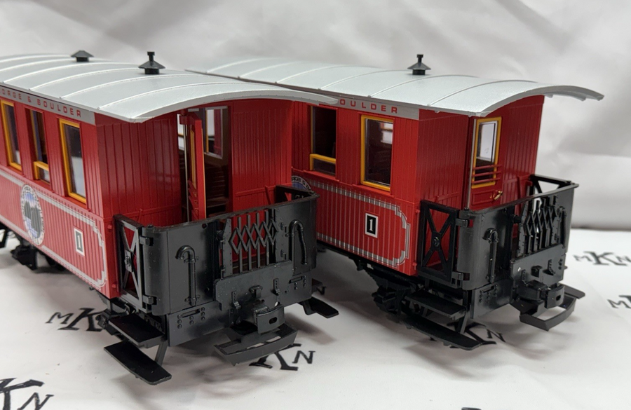 LGB 25301 G Scale Lake George & Boulder G Gauge Steam Passenger Train Set Only