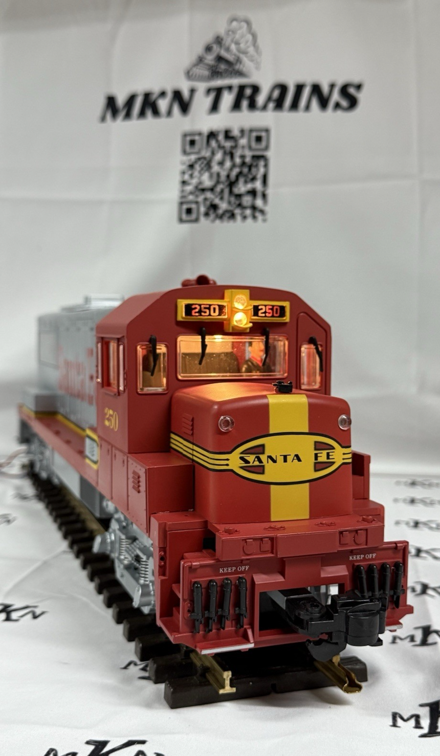 Aristo Craft 22110 Santa Fe Ge U25b Diesel locomotive G Scale New