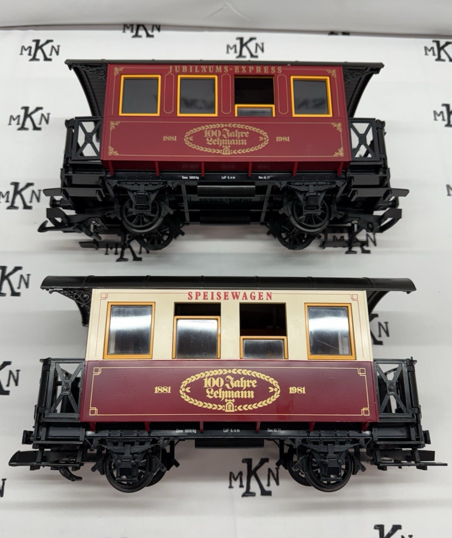 LGB  100 Year Anniversary Red Starter Set LN/Box No Transformer/No Track G Scale