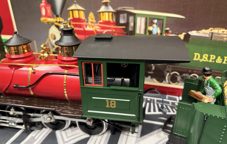 LGB 2018D DSPPRR Mogul Steam Engine w/Tender Tested LN/Box New Tire G Scale